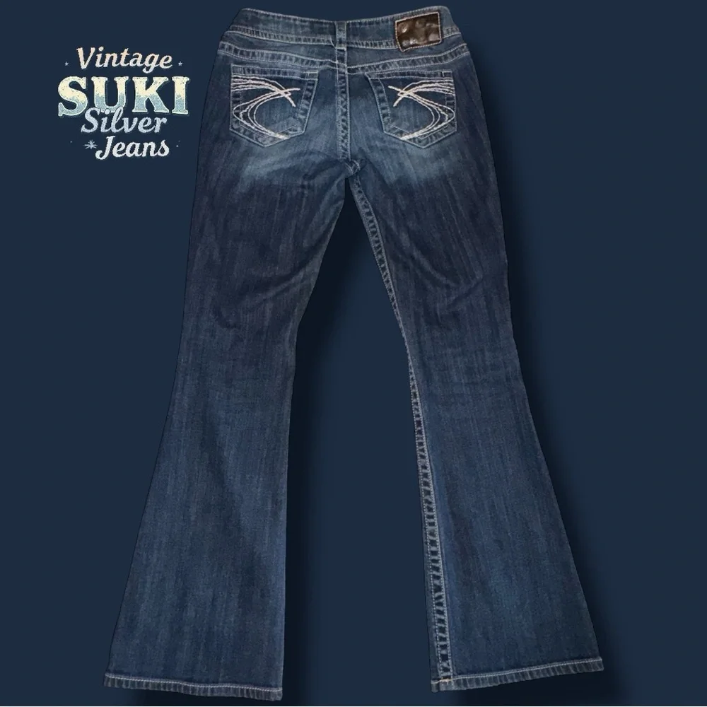 Silver Jeans Suki Mid Rise Curvy Bootcut Jeans Women's Size 26 Vintage Y2K